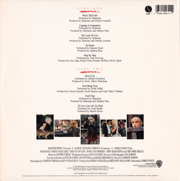 Who's That Girl (Original Motion Picture Soundtrack)