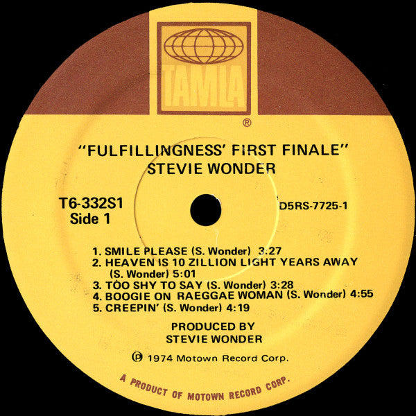 Fulfillingness' First Finale