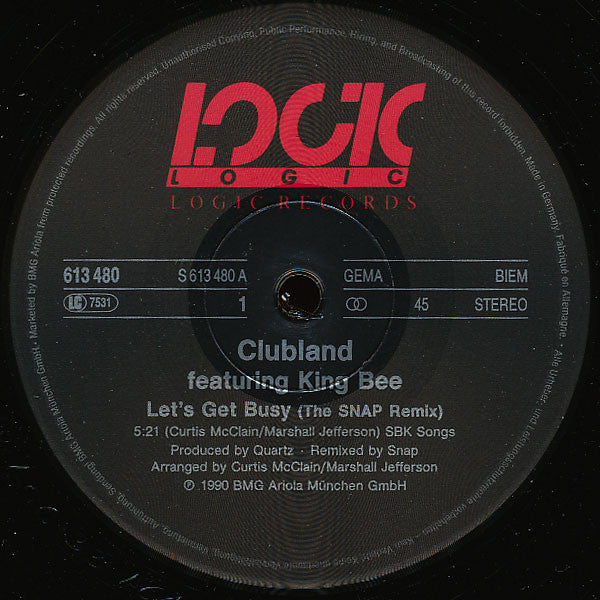 Let's Get Busy (The Snap! Remix)