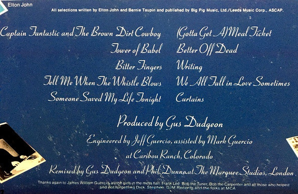 Captain Fantastic And The Brown Dirt Cowboy