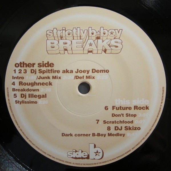 Strictly B-Boy Breaks Volume:1