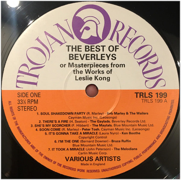 The Best Of Beverley's Records (Or Masterpieces From The Works Of Leslie Kong)