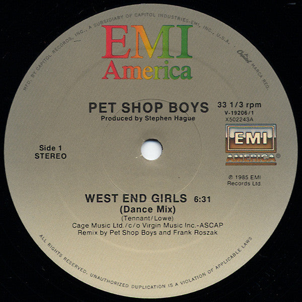 West End Girls