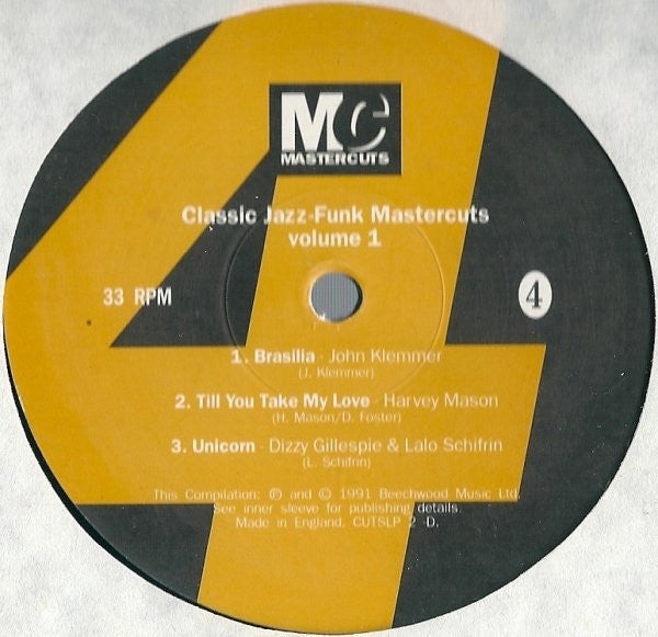 Classic Jazz-Funk - Mastercuts Volume 1