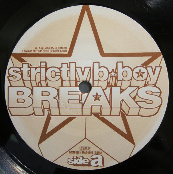 Strictly B-Boy Breaks Volume:1