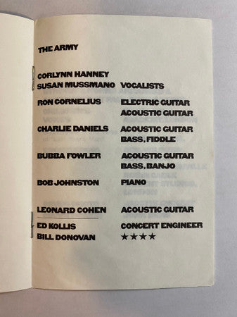 Songs Of Love And Hate