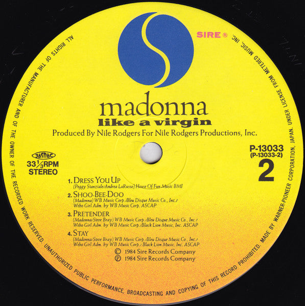 Like A Virgin = ライク・ア・ヴァージン