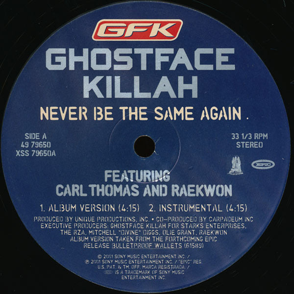 Never Be The Same Again