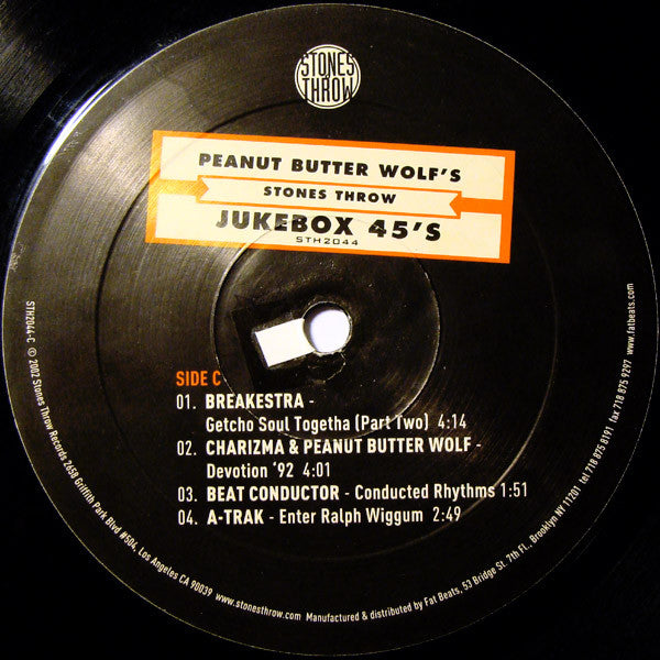 Peanut Butter Wolf's - Stones Throw - Jukebox 45's