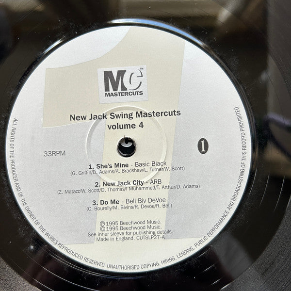 New Jack Swing Mastercuts Volume 4