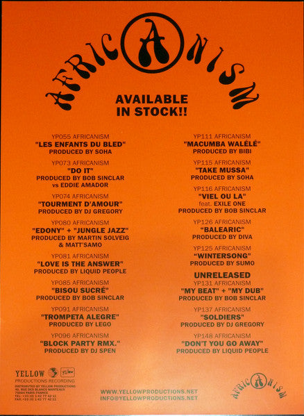 Africanism - Vol. II