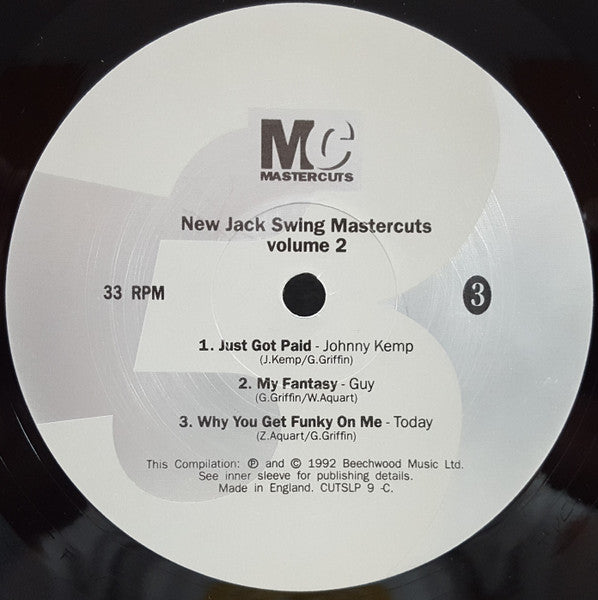 New Jack Swing Mastercuts Volume 2