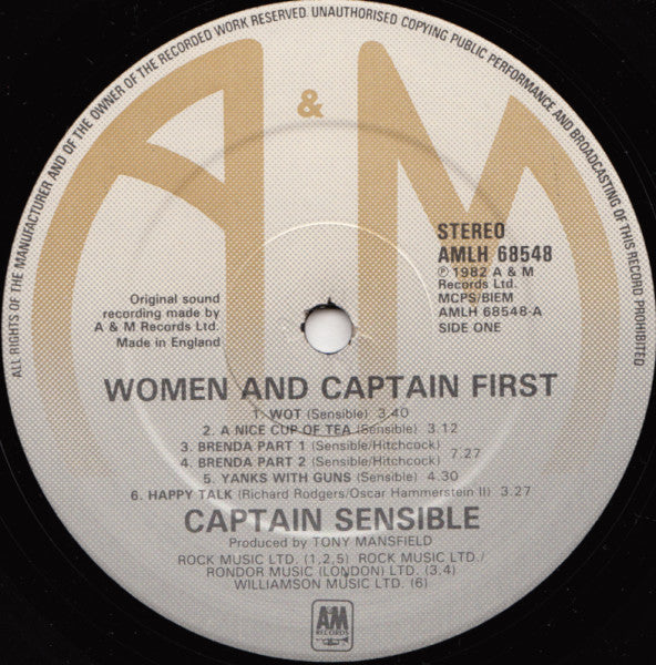 Women And Captains First