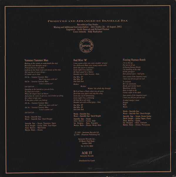 Release: Yummer Yummer Man-Vinyl-UK-1985-AOR 3T-366279