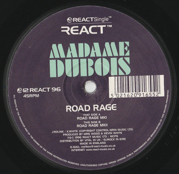 Master Release: Road Rage by Madame Dubois