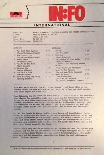 This Is Astrud Gilberto