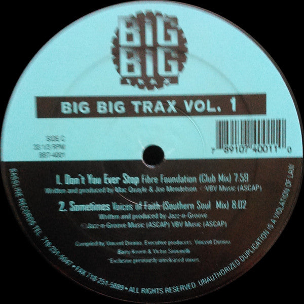 Big Big Trax Vol. 1