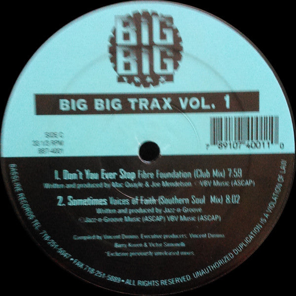 Big Big Trax Vol. 1