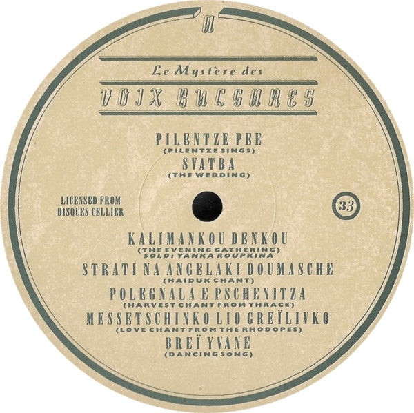 Le Mystère Des Voix Bulgares