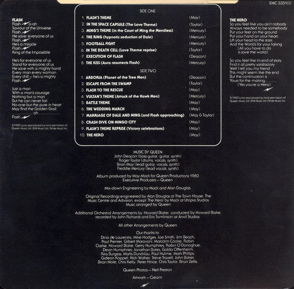 Flash Gordon (Original Soundtrack Music)