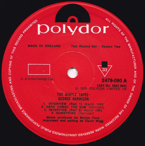 The Beatles Tapes From The David Wigg Interviews