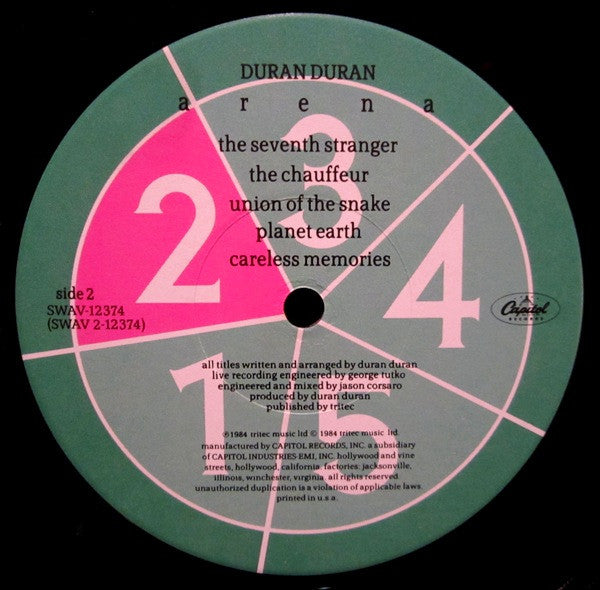 Arena | Recorded Around The World 1984