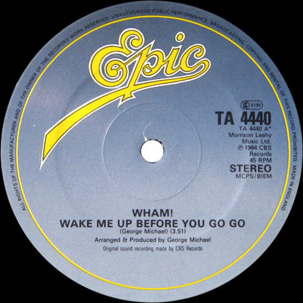 Wake Me Up Before You Go-go