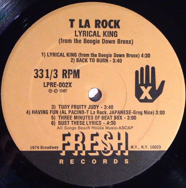 Lyrical King (From The Boogie Down Bronx)