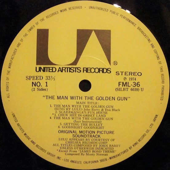 The Man With The Golden Gun (Original Motion Picture Soundtrack)