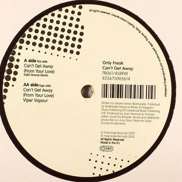 Can't Get Away (From Your Love)