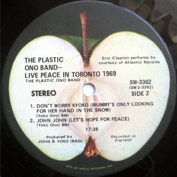 Live Peace In Toronto 1969