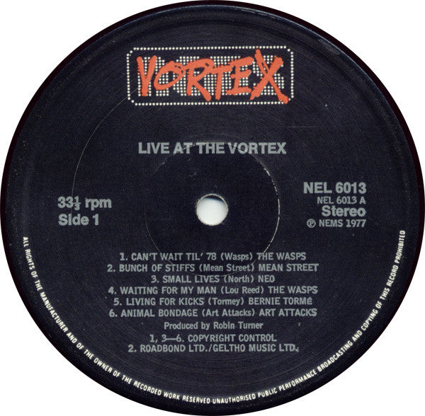 Live At The Vortex - Volume One