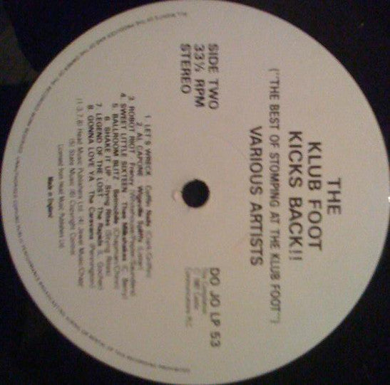 The Klub Foot Kicks Back