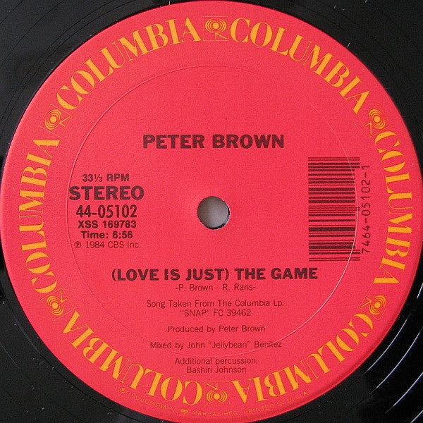 Release: (Love Is Just) The Game-Vinyl-US-1984-44-05102-207611