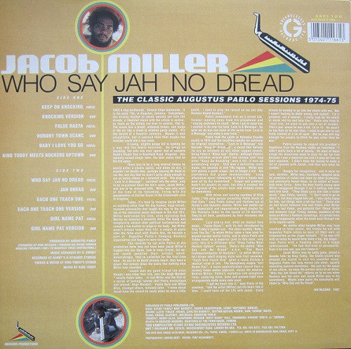 Who Say Jah No Dread (The Classic Augustus Pablo Sessions 1974-75)