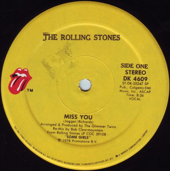 Release: Miss You-Vinyl-US-1978-DK 4609-329854