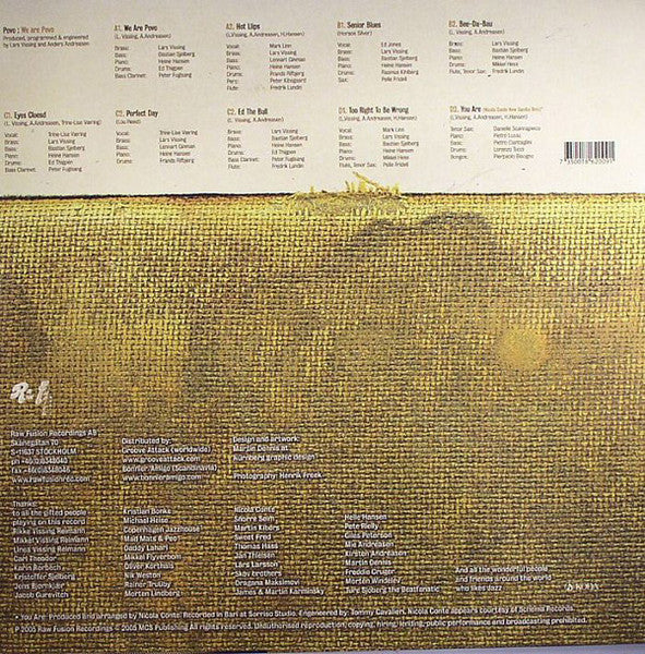 Release: We Are Povo-Vinyl-Sweden-2005-RAFLP 004-494579