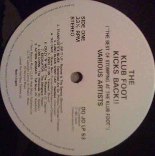 The Klub Foot Kicks Back