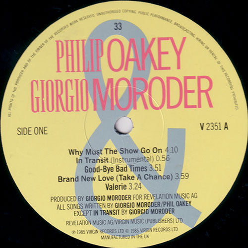 Philip Oakey & Giorgio Moroder