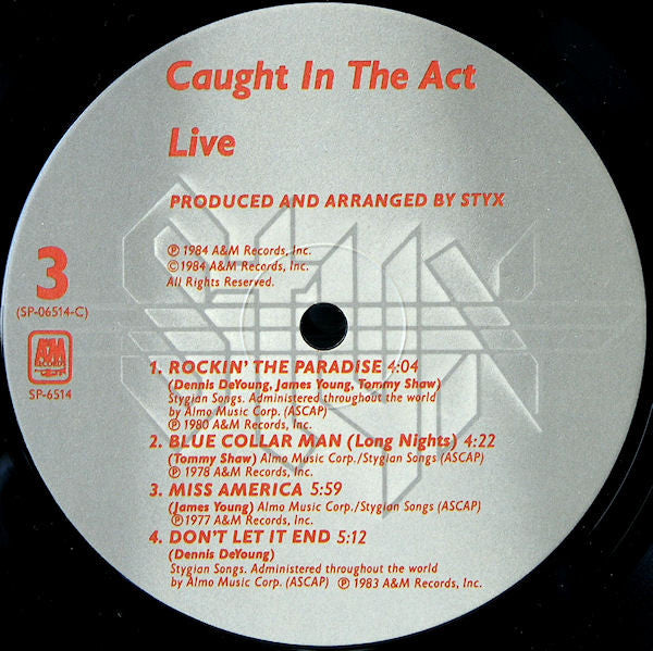 Caught In The Act Live