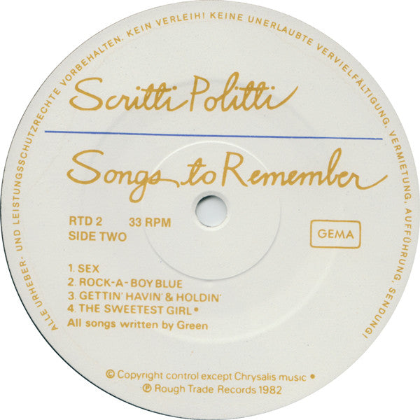 Songs To Remember