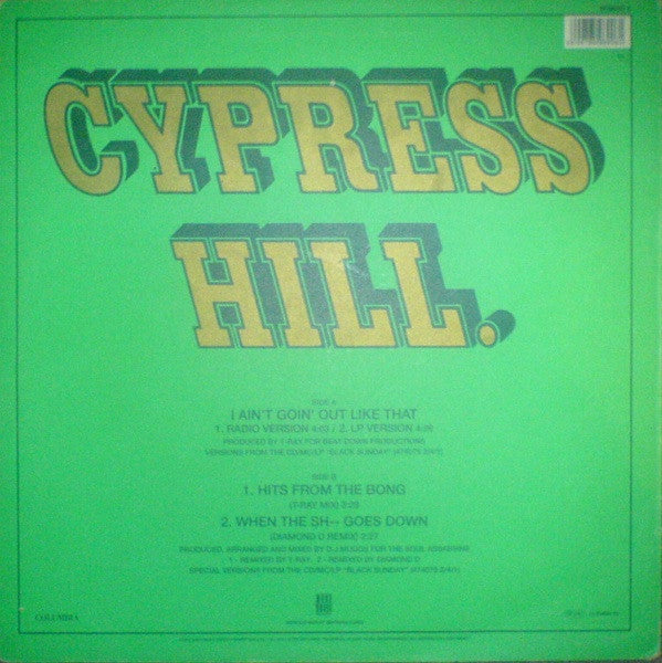 Master Release: We Ain't Goin' Out Like That by Cypress Hill