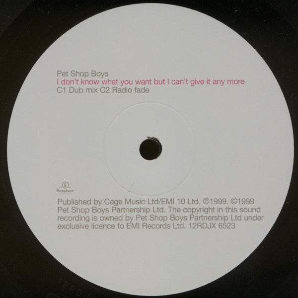 I Don't Know What You Want But I Can't Give It Any More (The David Morales Mixes / Thee Artist Formerly Known As Felix Da Housecat Mixes)