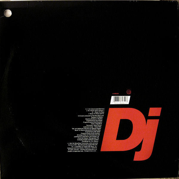 DJ Culture / Music For Boys