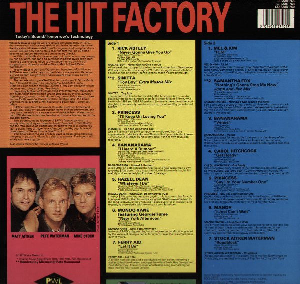The Hit Factory - The Best Of Stock Aitken Waterman