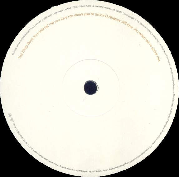 You Only Tell Me You Love Me When You're Drunk