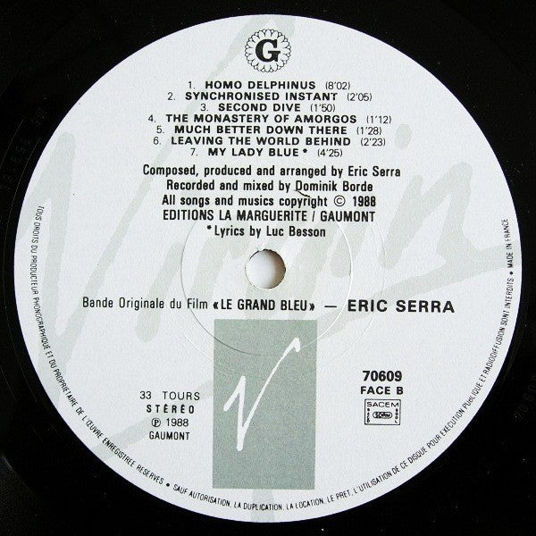 Le Grand Bleu (Bande Originale Du Film)