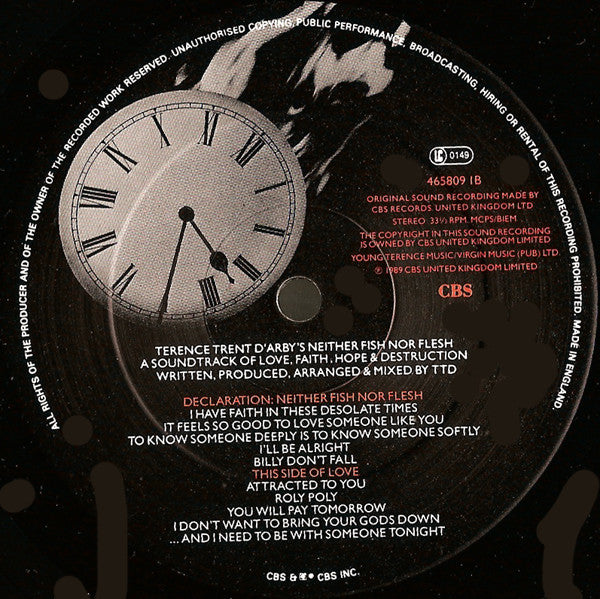 Terence Trent D'Arby's Neither Fish Nor Flesh: A Soundtrack Of Love, Faith, Hope And Destruction