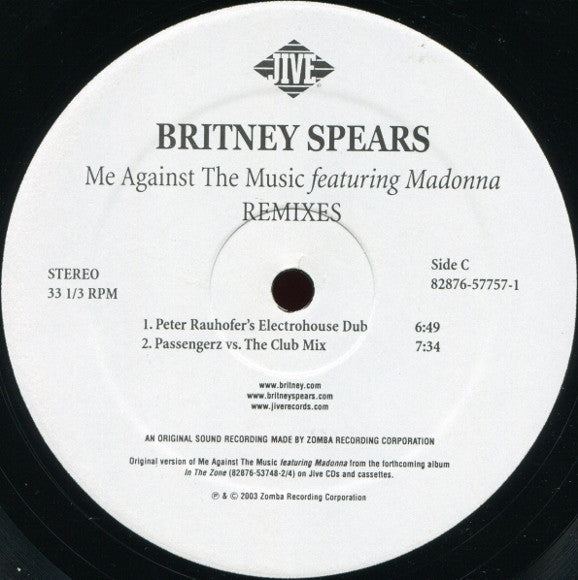 Me Against The Music (Remixes)