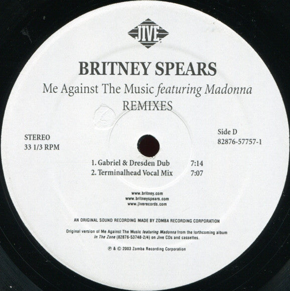 Me Against The Music (Remixes)